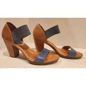 Born Womens Sandals Size 8 Khate Chunk Heels